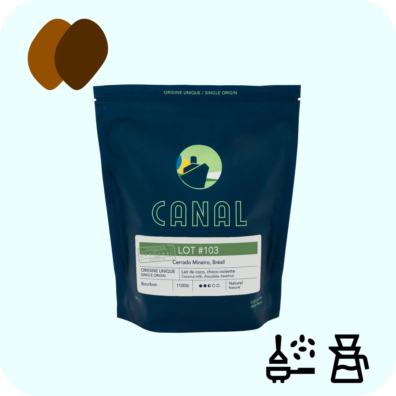 Canal - Lot #103 - Café en grain