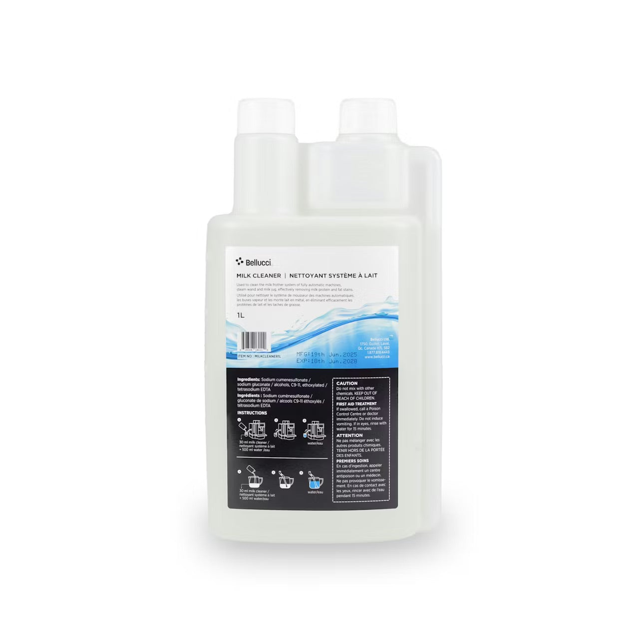 URNEX - Rinza Nettoyant pour mousseur à lait