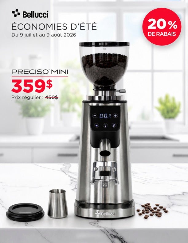 Bellucci - Preciso Mini Super Automatic Espresso Machine - Café Liégeois Canada Inc.
