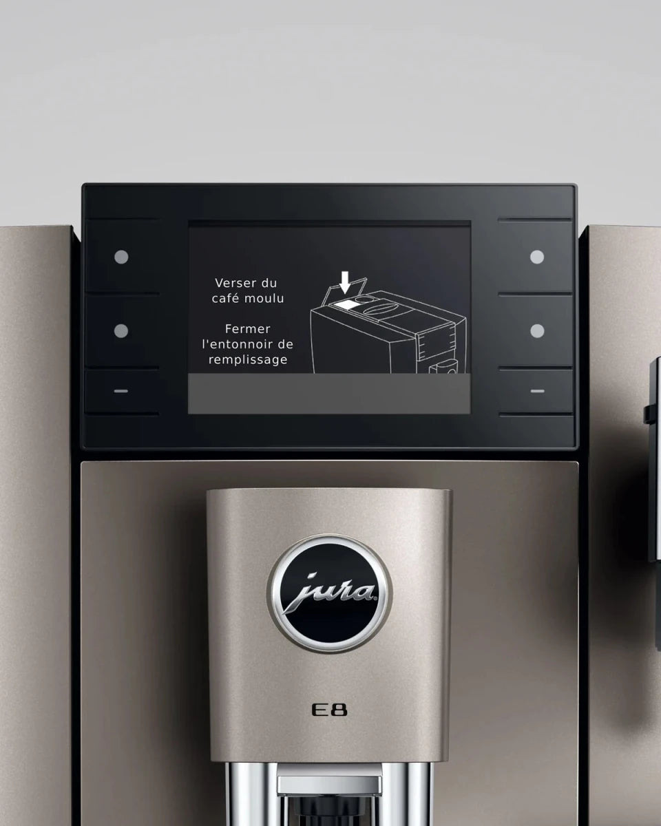 JURA E8 Automatic Espresso Machine – 5th Generation - Café Liégeois Canada Inc.