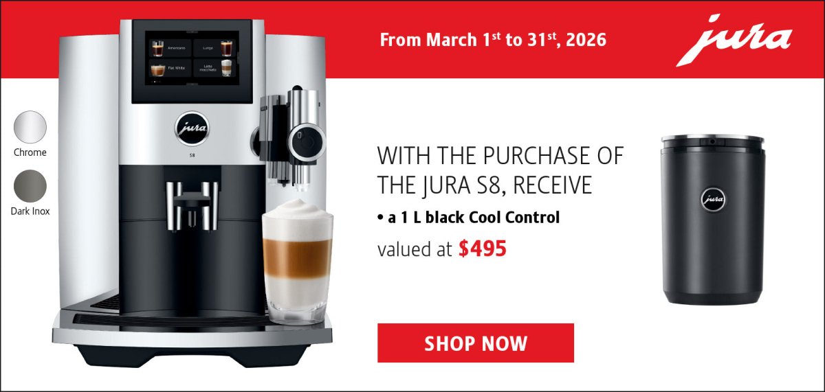 Jura - S8 + free 170$ gift card - Café Liégeois Canada Inc.
